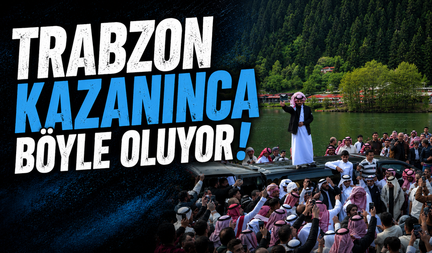 Trabzon kazanınca böyle oluyor...