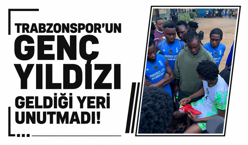 Trabzonspor’un genç yıldızı geldiği yeri unutmadı!