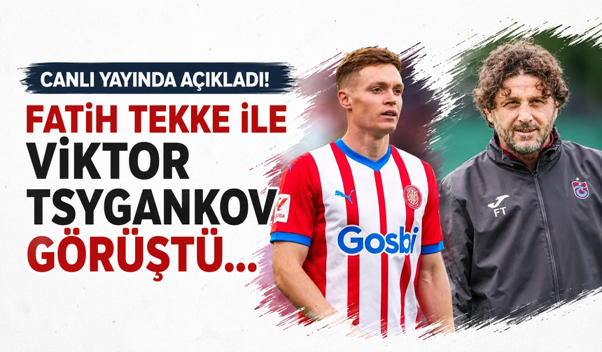 Canlı yayında açıkladı! Fatih Tekke ile Viktor Tsygankov görüştü...