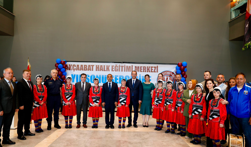Akçaabat’ta eğitim, sanat ve emek aynı çatıda buluştu