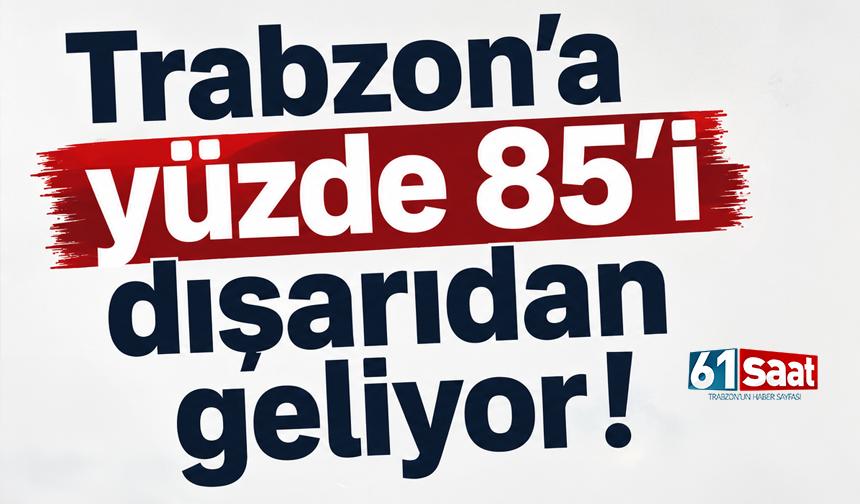 Trabzon’a yüzde 85’i dışarıdan geliyor! Üretim için ücretsiz dağıtacaklar
