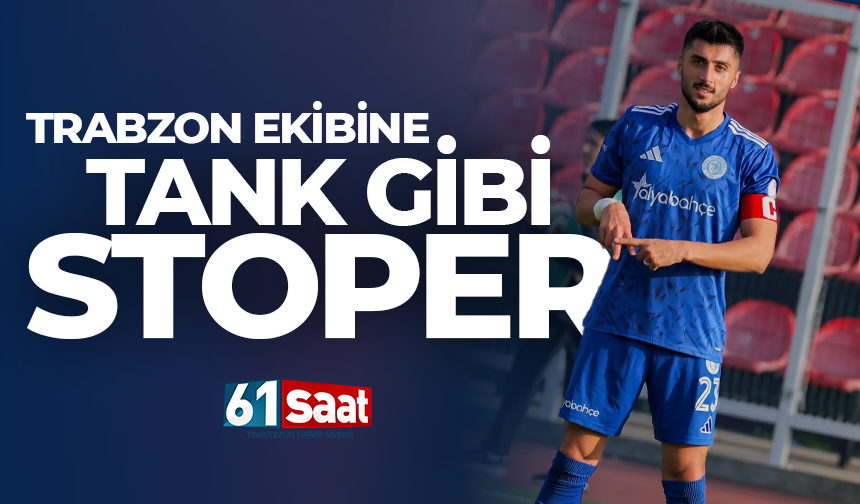 Trabzon ekibi tank gibi stoperi kaptı! Anlaşma sağlandı
