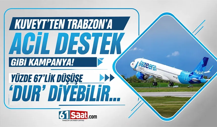 Kuveyt'ten Trabzon'a Acil Destek gibi kampanya... Yüzde 50 yaptılar