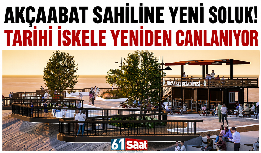 Akçaabat sahiline yeni soluk: Mendirek ve iskele yeniden hayat buluyor
