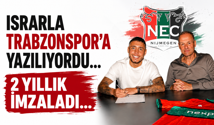 Israrla Trabzonspor'a yazılıyordu! 2 yıllık imza attı