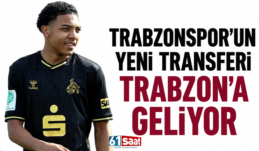Trabzonspor’un yeni transferi Trabzon’a geliyor