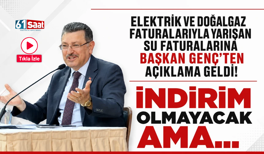 Başkan Genç açıkladı! Suya zam gelecek mi?