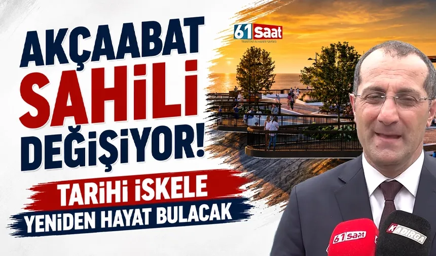 Trabzon sahili değişiyor! Tarihi iskele yeniden hayat bulacak
