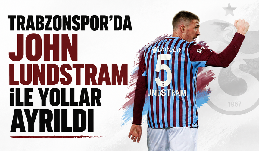 Trabzonspor?da John Lundstram ile yollar ayrıldı