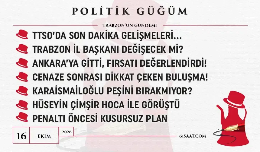 Trabzon'da çıkan silahlı kavgada yaralanmıştı! 