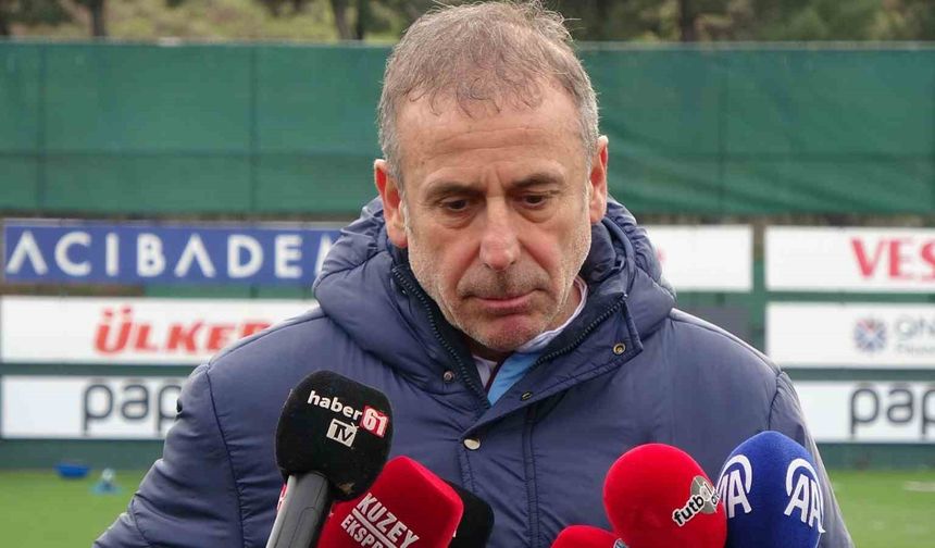 Trabzonspor teknik direktörü Abdullah Avcı'dan Ankaragücü maçından sonra transfer mesajı verdi...