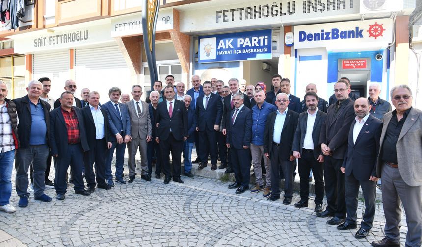 Trabzon Büyükşehir Belediye Başkanı Ahmet Metin Genç'ten, Hayrat'a proje müjdesi!