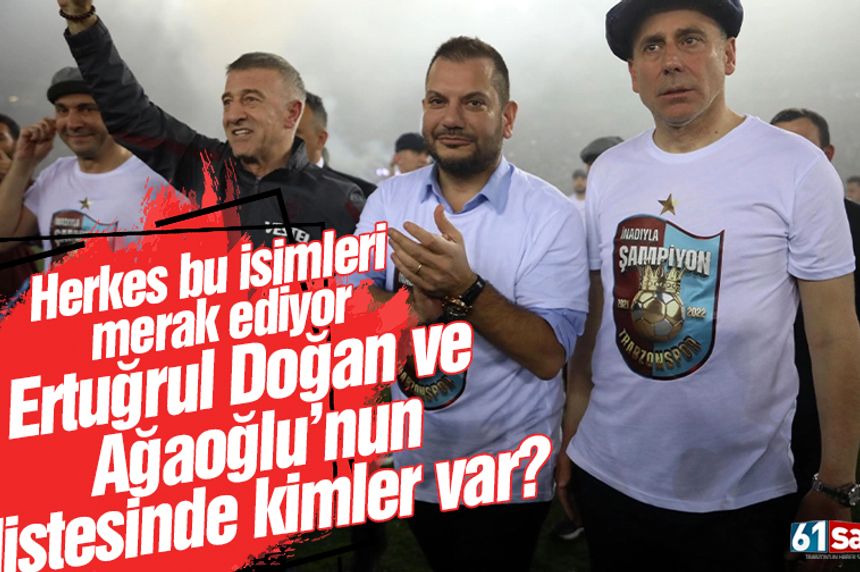 Trabzonspor kongre gündemi alev alev! İşte listelerde son durum